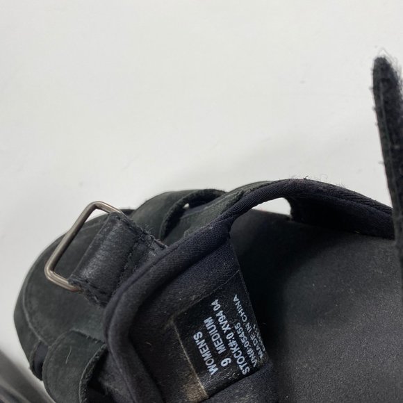 L L Bean Women's Black Suede Comfort Walking Shoes Career Casual Closed Toe 9 - Picture 8 of 8